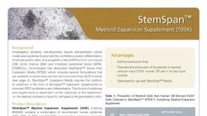 StemSpan™ Media and Supplements for the Expansion and Differentiation of Granulocytes and Monocytes