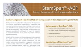 StemSpan&trade;-ACF: Animal Component-Free Expansion Medium