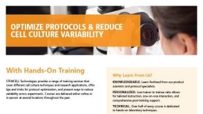 2019-2020 Cell Culture Training Catalog